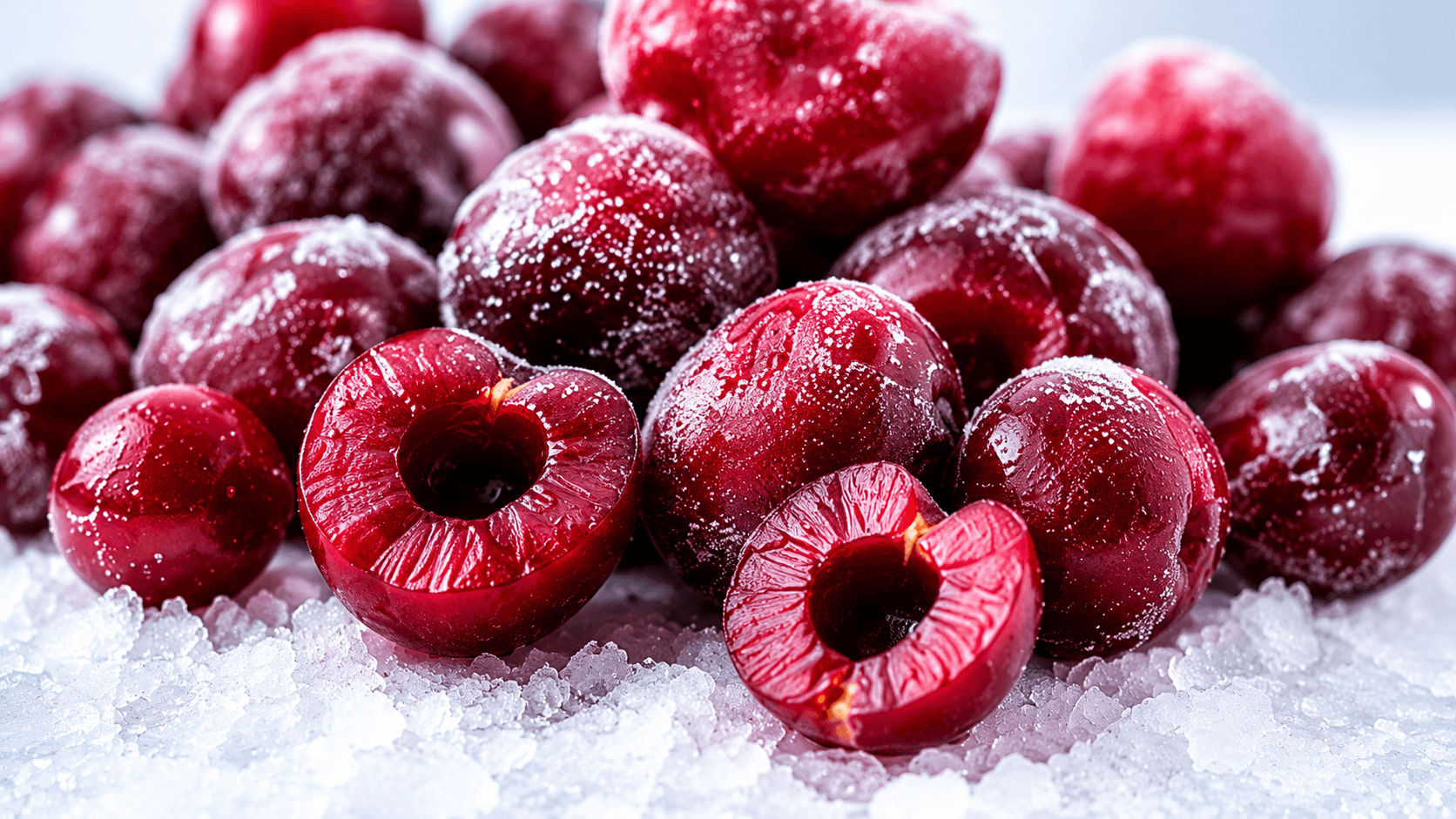 Detalle de cerezas IQF